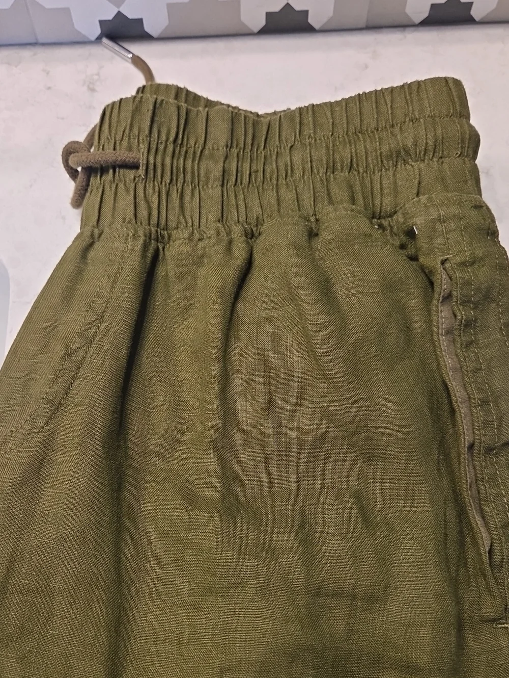 Quince 100% European Linen Wide Leg Drawstring Pants